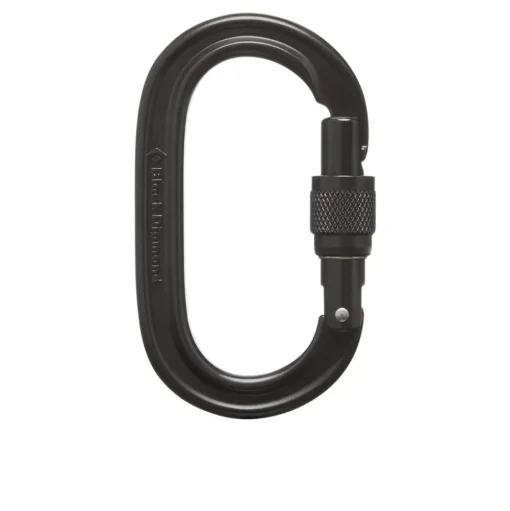 Black Diamond Oval Keylock Screwgate - AW24