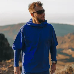 Higher State Hooded Manica corta Wind Top - SS25