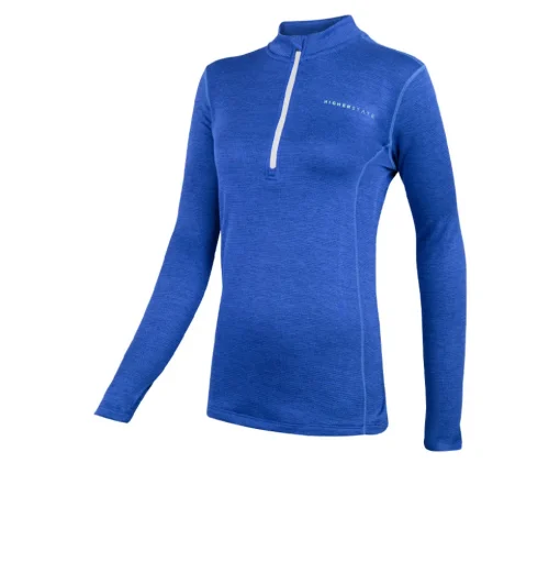 Higher State L/S 1/4 Zip Micro Grid Maglia da donna - AW22