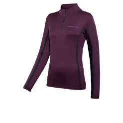 Higher State L/S Maglia da running con cerniera 1/4 per donna