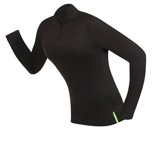 Higher State Maglia a maniche lunghe con cerniera per donna - SS25