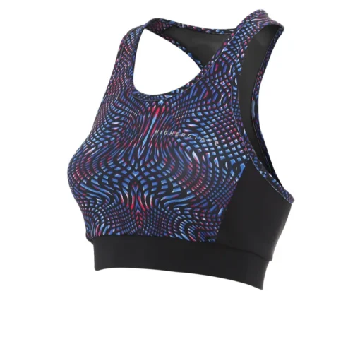 Higher State Pattern Panelled Longer per donna Low Impact Crop Top
