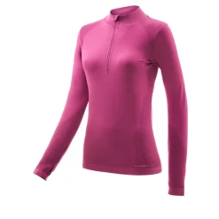 Higher State Seamfree per donna Manica lunga Maglia con mezza cerniera