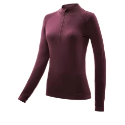 Higher State Seamfree per donna Manica lunga Maglia con mezza cerniera