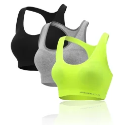 Higher State Seamless Reggiseno sportivo senza cuciture a impatto medio (3 pezzi)- AW21