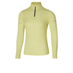 Mizuno DryAeroFlow LS Mezza cerniera per donna Top