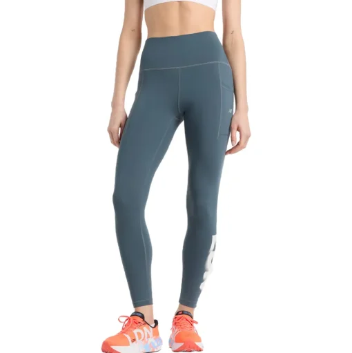 New Balance London Edition Sleek Tasca High Rise 25 Pollice per donna Leggings - SS25