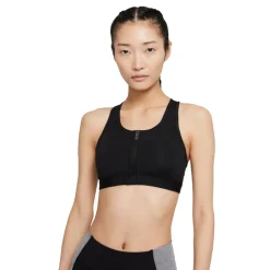 Nike Dri-FIT Swoosh Medium-Support Zip-Front per donna Reggiseno sportivo