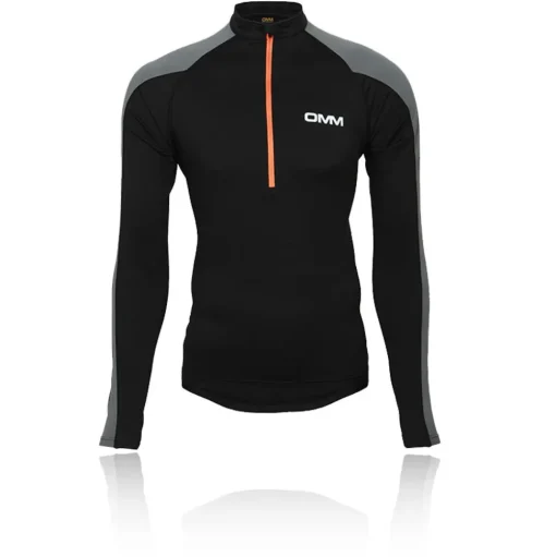 OMM Vector Half Cerniera Manica lunga Maglia da corsa