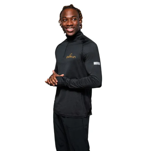 Parkrun Apricot parkrun Maglia con zip a 1/4 per uomo