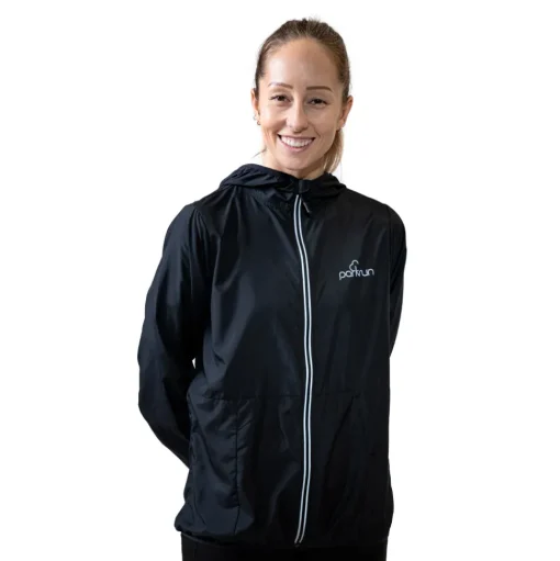 Parkrun Apricot per donna Lightweight Giacca antivento