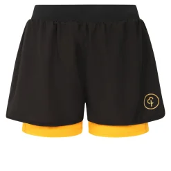Parkrun Apricot per donna 2-in-1 5 Pollice Pantaloncini da corsa