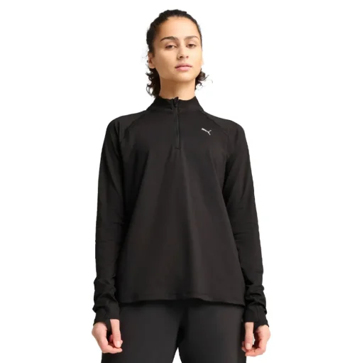 Puma Run Velocity CloudSpun Quarter Cerniera per donna Top - SS25