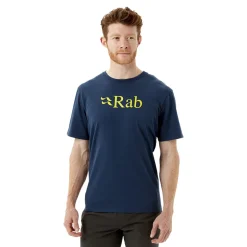 Rab Stance Maglietta in cotone biologico con logo - SS22