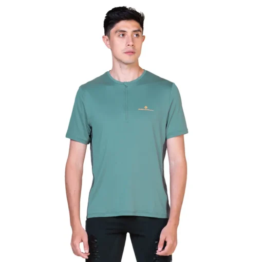 RonHill Tech Mezza cerniera T-Shirt - SS25