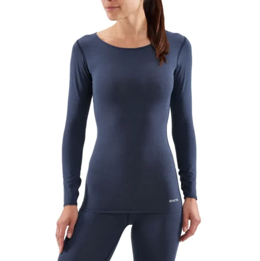 Skins DNAmic Sleep Recovery per donna Manica lunga Maglia a compressione