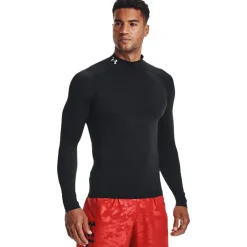 Under Armour HeatGear Compressione Mock Manica lunga Top - SS25