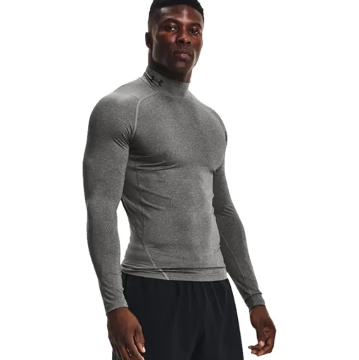 Under Armour HeatGear Compressione Mock Manica lunga Top - SS25